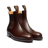 Rubber Sole Chelsea Boot[Men Dark Brown Boxcalf]