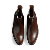 Rubber Sole Chelsea Boot[Men Dark Brown Boxcalf]