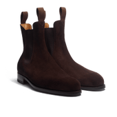 Chelsea Boot[Men Dark brown Suede calf leather]