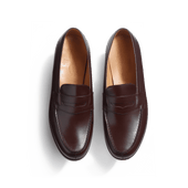 180 Loafer[Men Dark brown boxcalf]