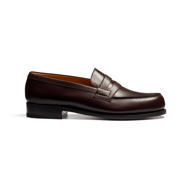 180 Loafer[Men Dark brown boxcalf]