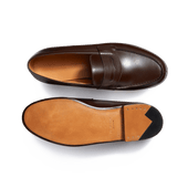 180 Loafer[Men Dark brown boxcalf]