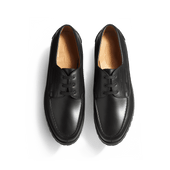 Deck Derby[Men Black soft calfskin]