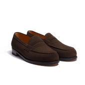180 Loafer[Men Brown suede calfskin]