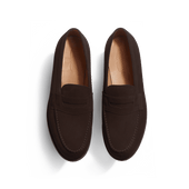 180 Loafer[Men Brown suede calfskin]
