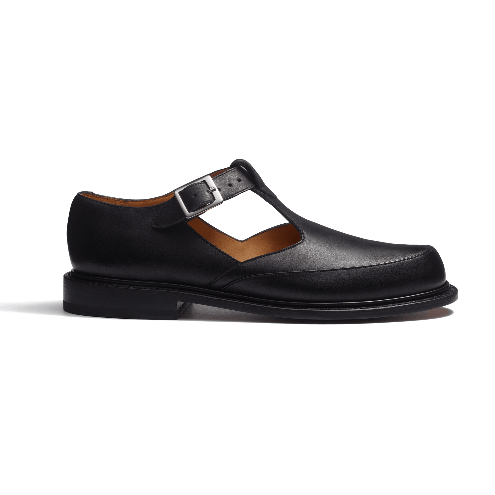 Sandale Salomé [Men black soft calfskin]