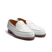 180 Loafer[Men White soft calfskin]