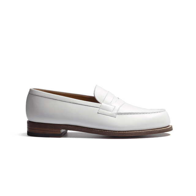 180 Loafer[Men White soft calfskin]