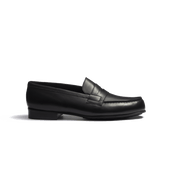 180 Light Loafer [Men Black soft calfskin]