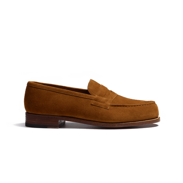 180 Loafer[Men Beachnut suede calfskin]