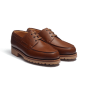 Deck Derby[Men Chestnut brown soft calfskin]