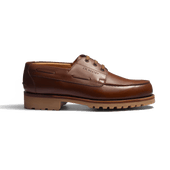 Deck Derby[Men Chestnut brown soft calfskin]