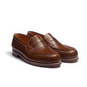 180 Loafer [Men Tan boxcalf with contrasted stiching]