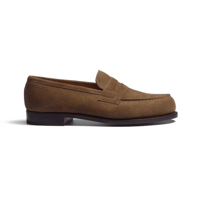 180 Loafer [Men Taupe suede calfskin]