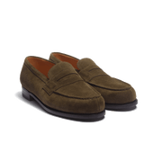 180 Loafer [Men Khaki suede calfskin]