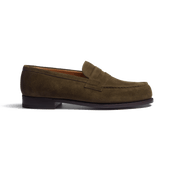 180 Loafer [Men Khaki suede calfskin]