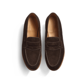 180 Loafer [Dark brown, tan and porcelaine boxcalf]