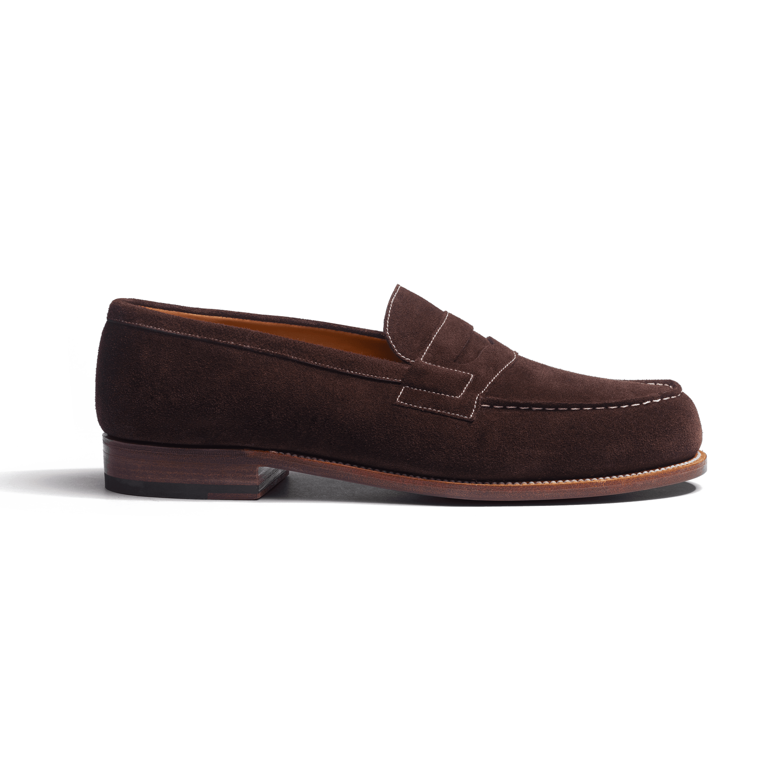 180 Loafer [Dark brown, tan and porcelaine boxcalf]