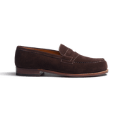 180 Loafer [Dark brown, tan and porcelaine boxcalf]