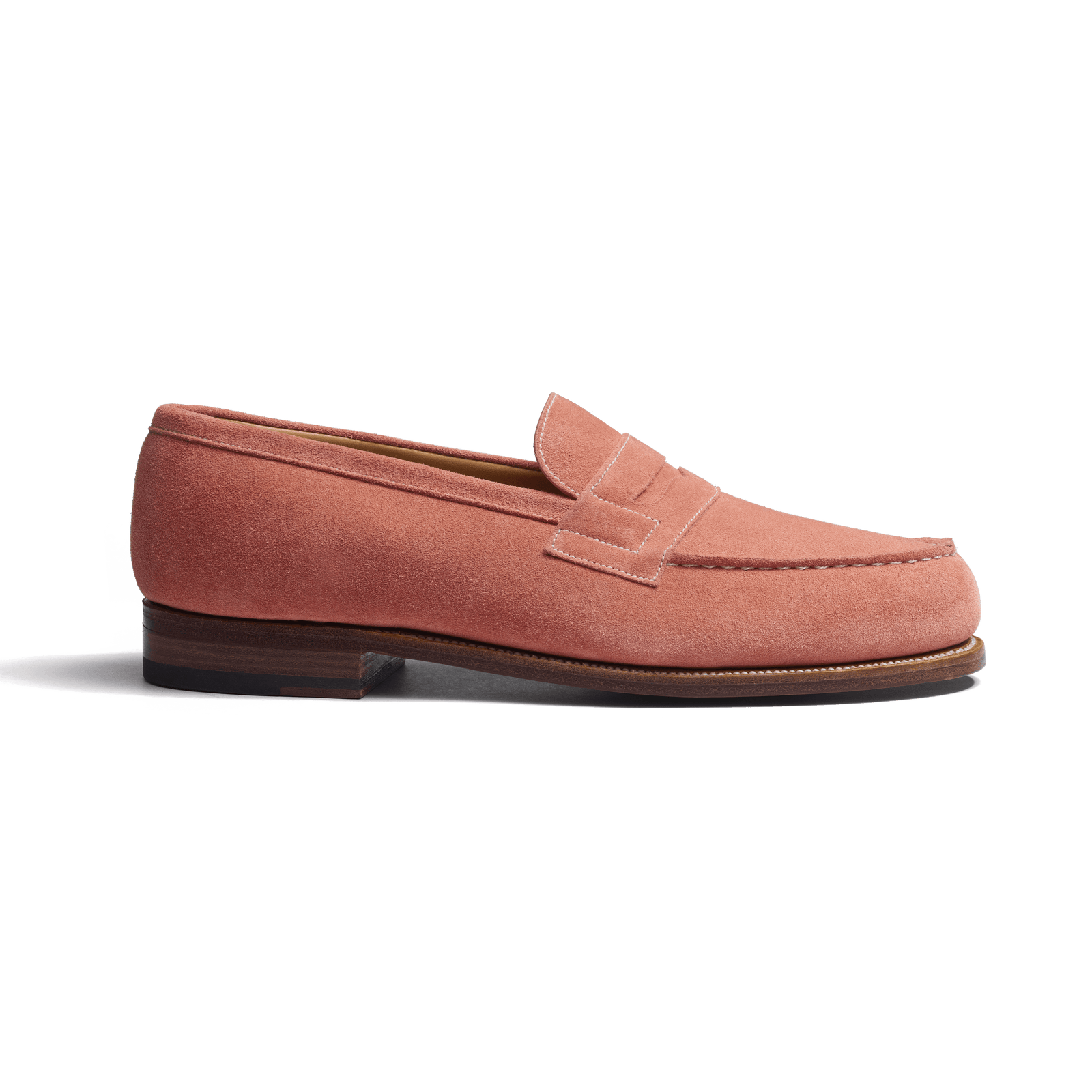180 Loafer [Men's Rose wood suede calfskin]