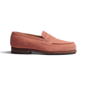 180 Loafer [Men's Rose wood suede calfskin]