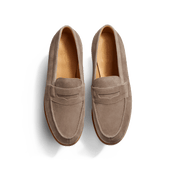 180 Loafer [Men Chesnut brown suede calfskin]