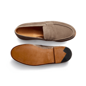 180 Loafer [Men Chesnut brown suede calfskin]