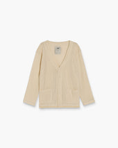 Ecru Net Cardigan