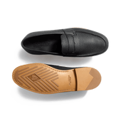 Le Moc' Weston Loafer[Men Mat black grained calfskin]