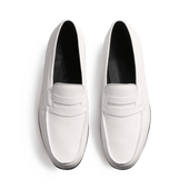 Le Moc' Weston Loafer[Men White grained calfskin]
