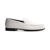 Le Moc' Weston Loafer[Men White grained calfskin]