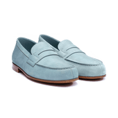 Le Moc' Weston Loafer[Men Light Blue Nubuck]
