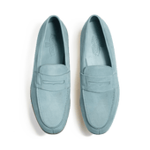 Le Moc' Weston Loafer[Men Light Blue Nubuck]