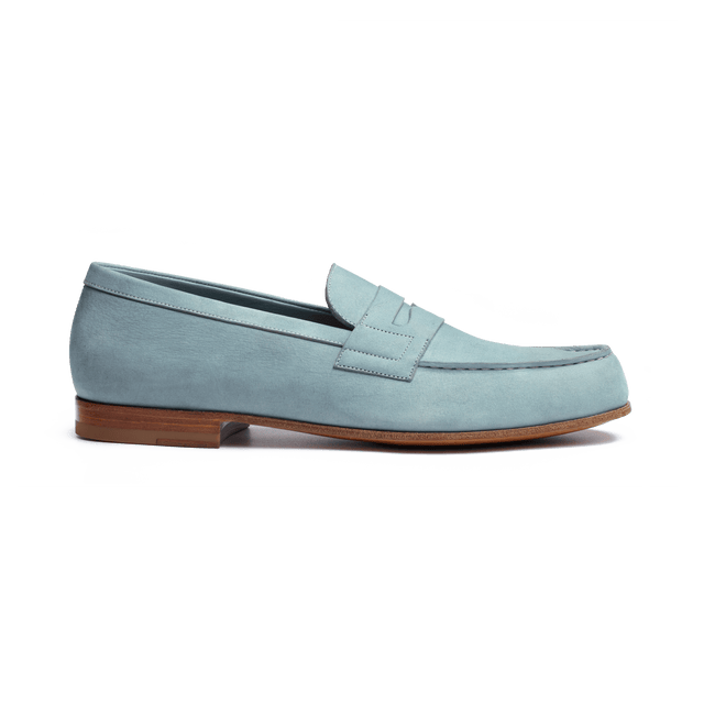 Le Moc' Weston Loafer[Men Light Blue Nubuck]