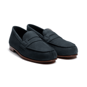 Le Moc' Weston Loafer[Men Navy blue nubuck]