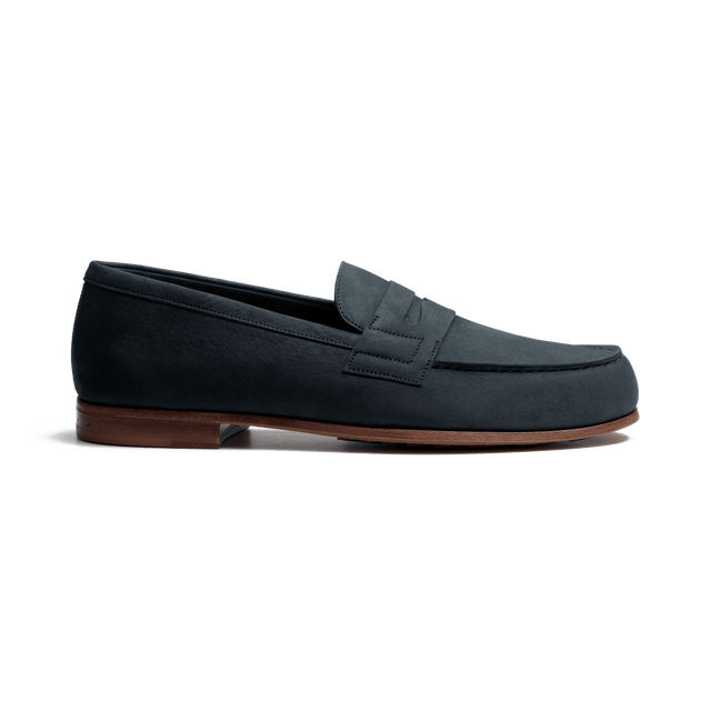 Le Moc' Weston Loafer[Men Navy blue nubuck]