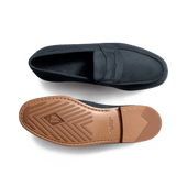 Le Moc' Weston Loafer[Men Navy blue nubuck]