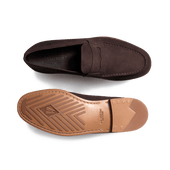 Le Moc' Weston Loafer[Men Chestnut brown nubuck]