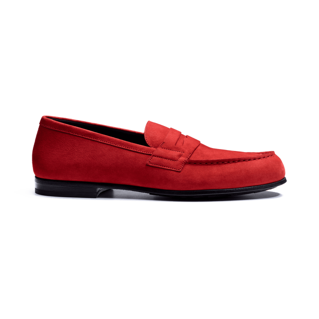 Le Moc' Weston Loafer[Men Red Nubuck]