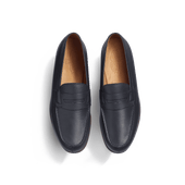 Le Moc' Weston Loafer[Men Navy grained calfskin]