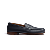 Le Moc' Weston Loafer[Men Navy grained calfskin]
