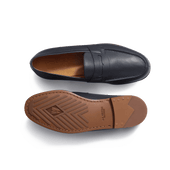 Le Moc' Weston Loafer[Men Navy grained calfskin]