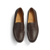 Le Moc' Weston Loafer[Men Dark Brown grained calfskin]
