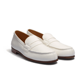 Le Moc' Weston Loafer[White grained calfskin]
