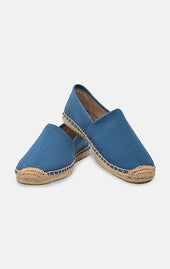 Blue Canvas Espadrille Shoes