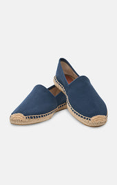 Navy Canvas Espadrille Shoes