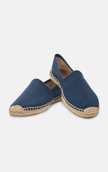 Navy Canvas Espadrille Shoes
