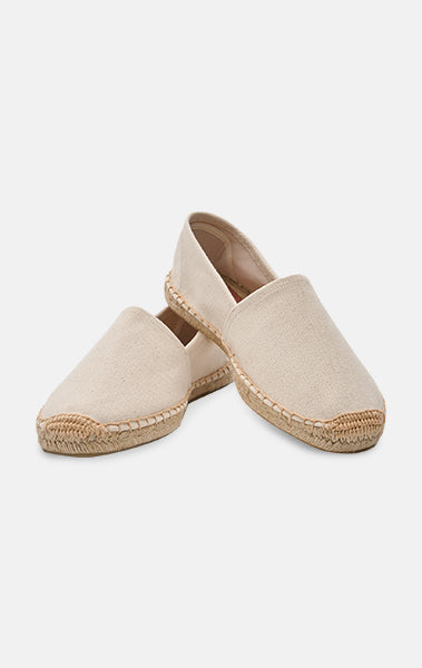 Natural Canvas Espadrille Shoes