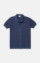 Cool Cotton Mesh Knit Button Front Polo Final Sale