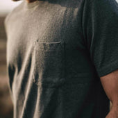 The Heavy Bag Tee In Heather Grey